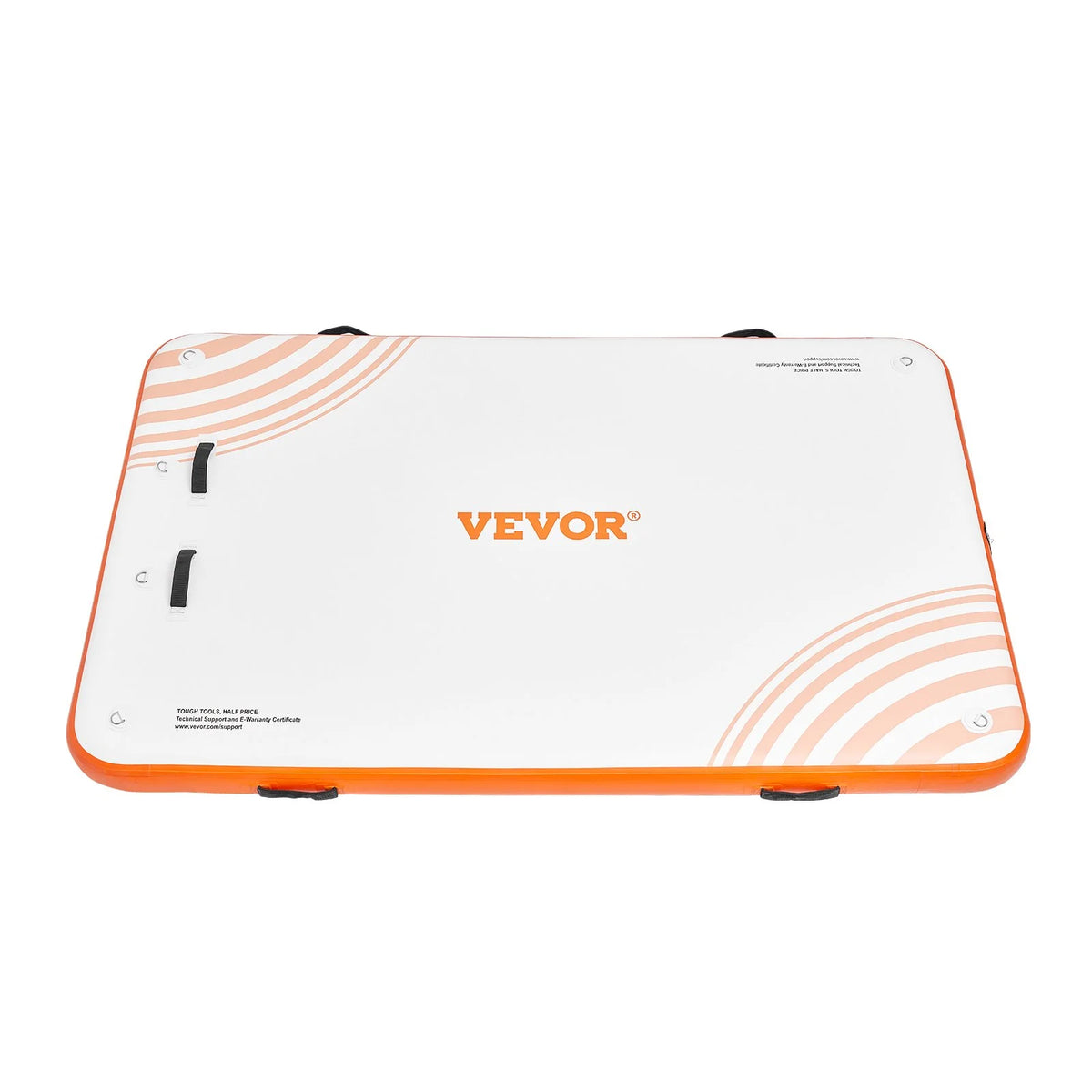 VEVOR Inflatable Floating Dock, 8 x 5FT Inflatable Dock Platform, Non-Slip Water Floating Dock Mat with - view 10