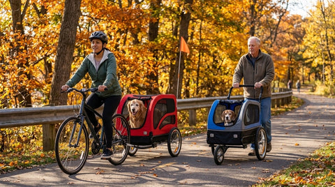 Dog Bike Trailer Guide: Fall Rides With Senior, Small and Big Dogs