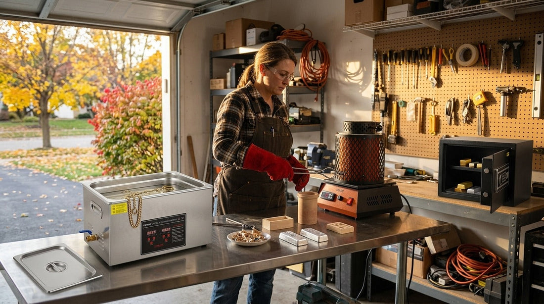 Why More Americans Are Melting Scrap Gold and Silver at Home