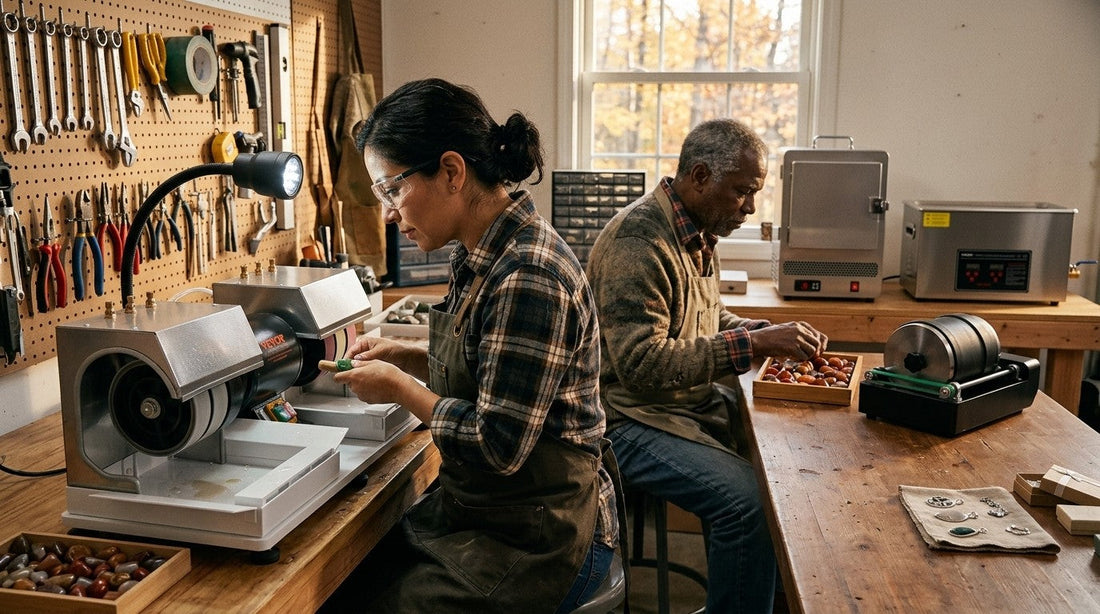 From Creek Rock to Gemstone Gift: A Beginner Guide to Cabbing Machines