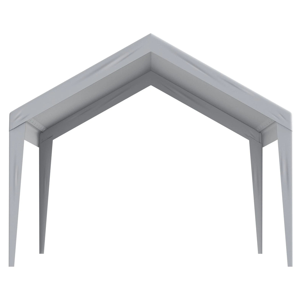 VEVOR Carport Replacement Canopy Cover 12 x 20 ft, Garage Top Tent Shelter Tarp Heavy-Duty Waterproof & UV Protected, Easy Installation with Ball Bungees,Grey (Only Top Cover, Frame Not Include)