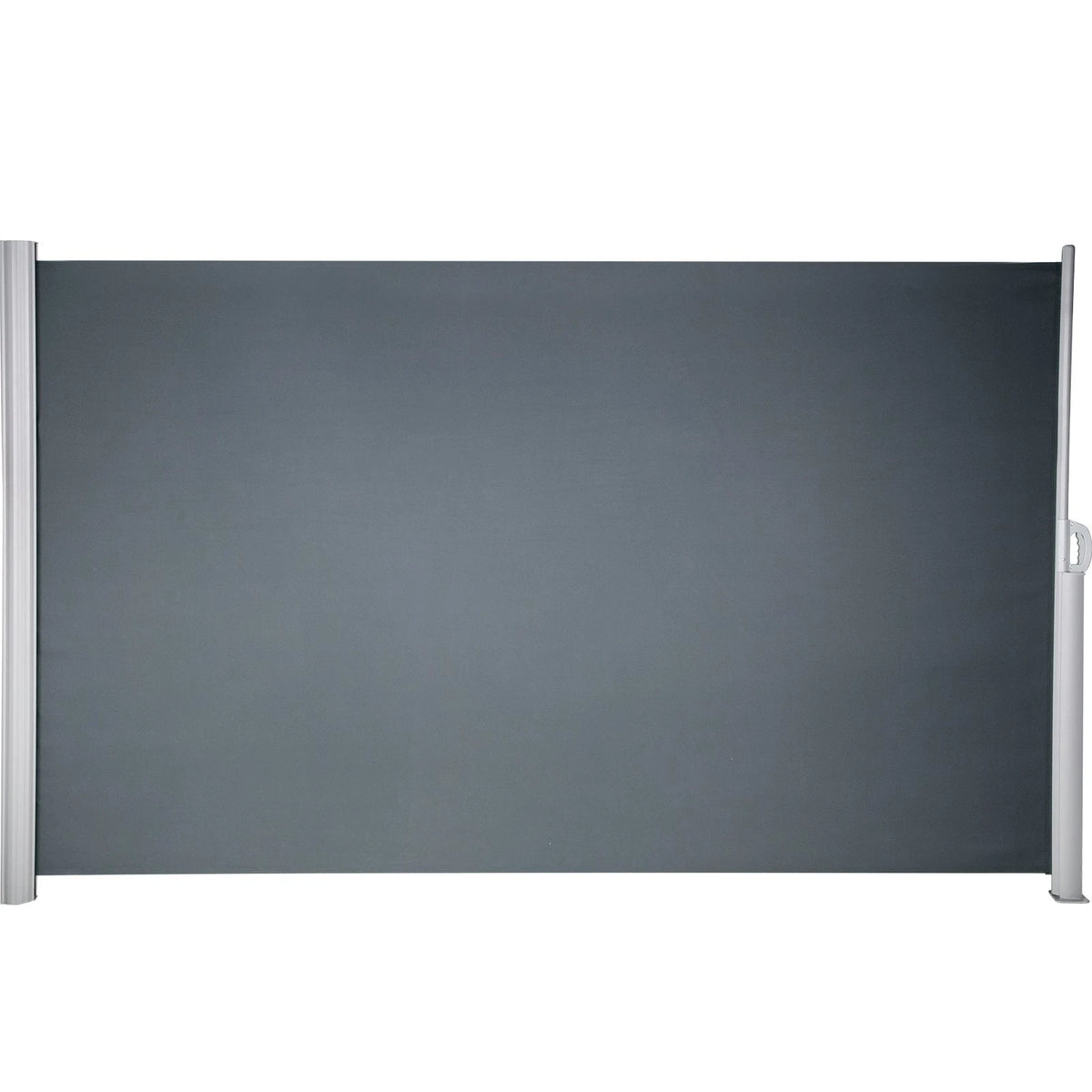 VEVOR Retractable Side Awning, 71''x 118'' Aluminum Outdoor Privacy Screen, 280g Polyester Water-proof Retractable Patio Screen, UV 30+ Room Divider Wind Screen for Patio, Backyard, Balcony, Black