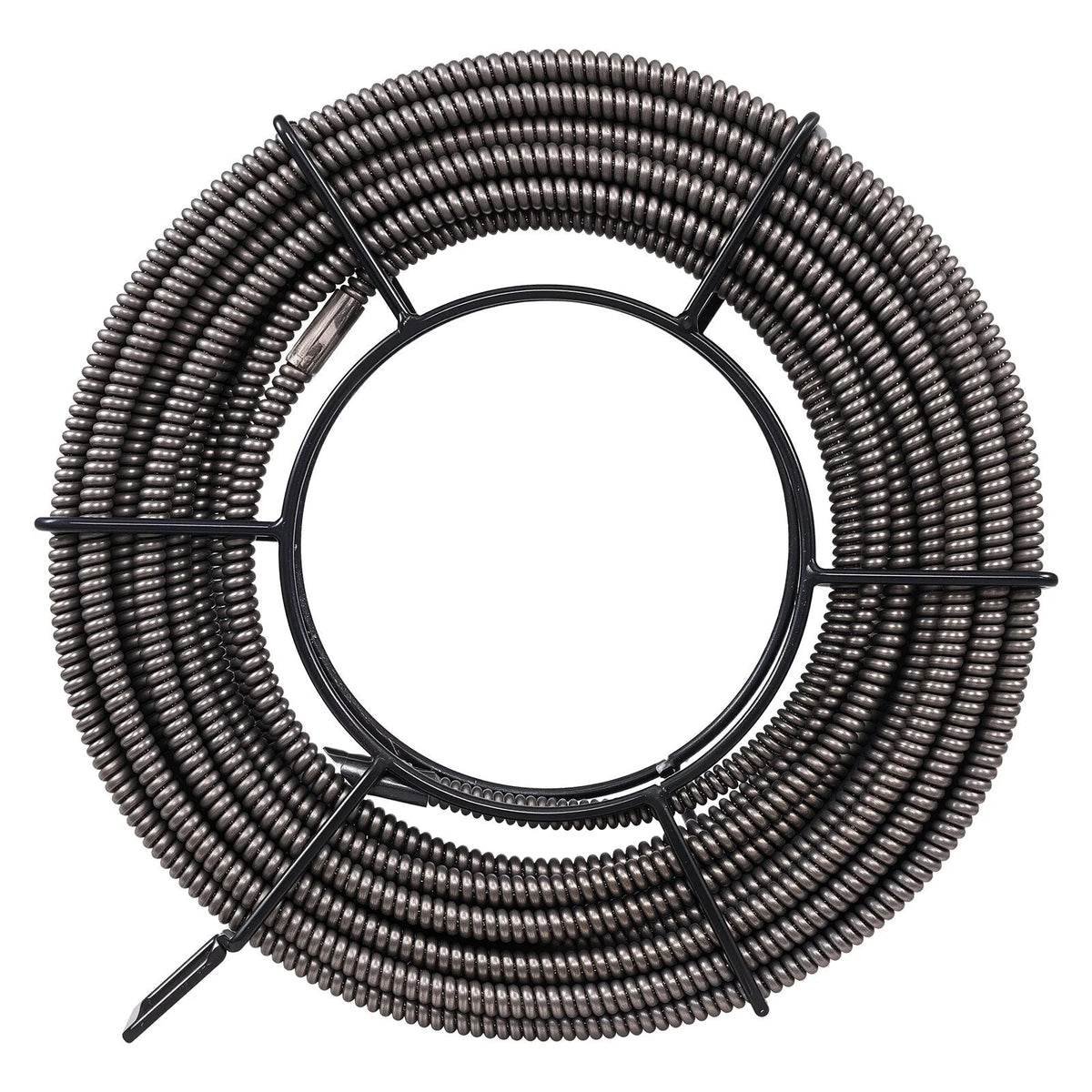 VEVOR Drain Cleaning Cable 100 Feet x 1/2 Inch Solid Core Cable Sewer Cable Drain Auger Cable Cleaner Snake Clog Pipe Drain Cleaning Cable Sewer Drain Auger Snake Pipe