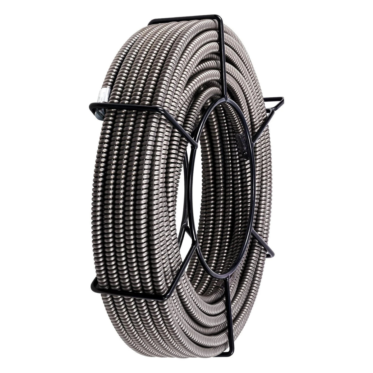 VEVOR Drain Cleaning Cable 100 Feet x 1/2 Inch Solid Core Cable Sewer Cable Drain Auger Cable Cleaner Snake Clog Pipe Drain Cleaning Cable Sewer Drain Auger Snake Pipe
