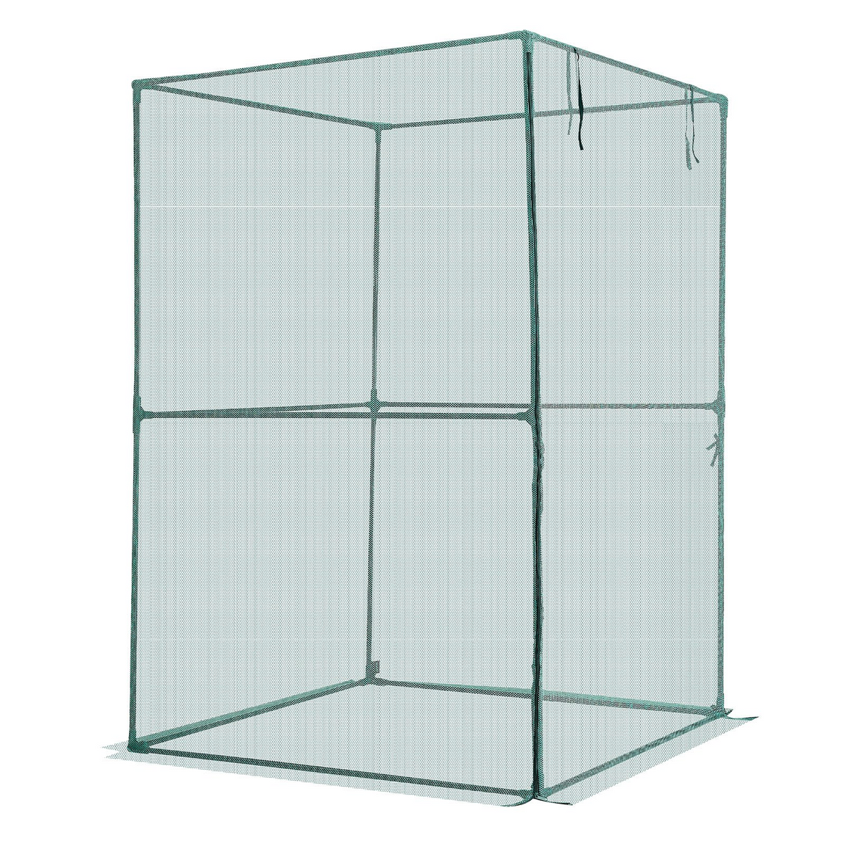 VEVOR Crop Cage 3.9 x 3.9 x 5.9 ft Plant Protection Tent with Zippered Door - view 8