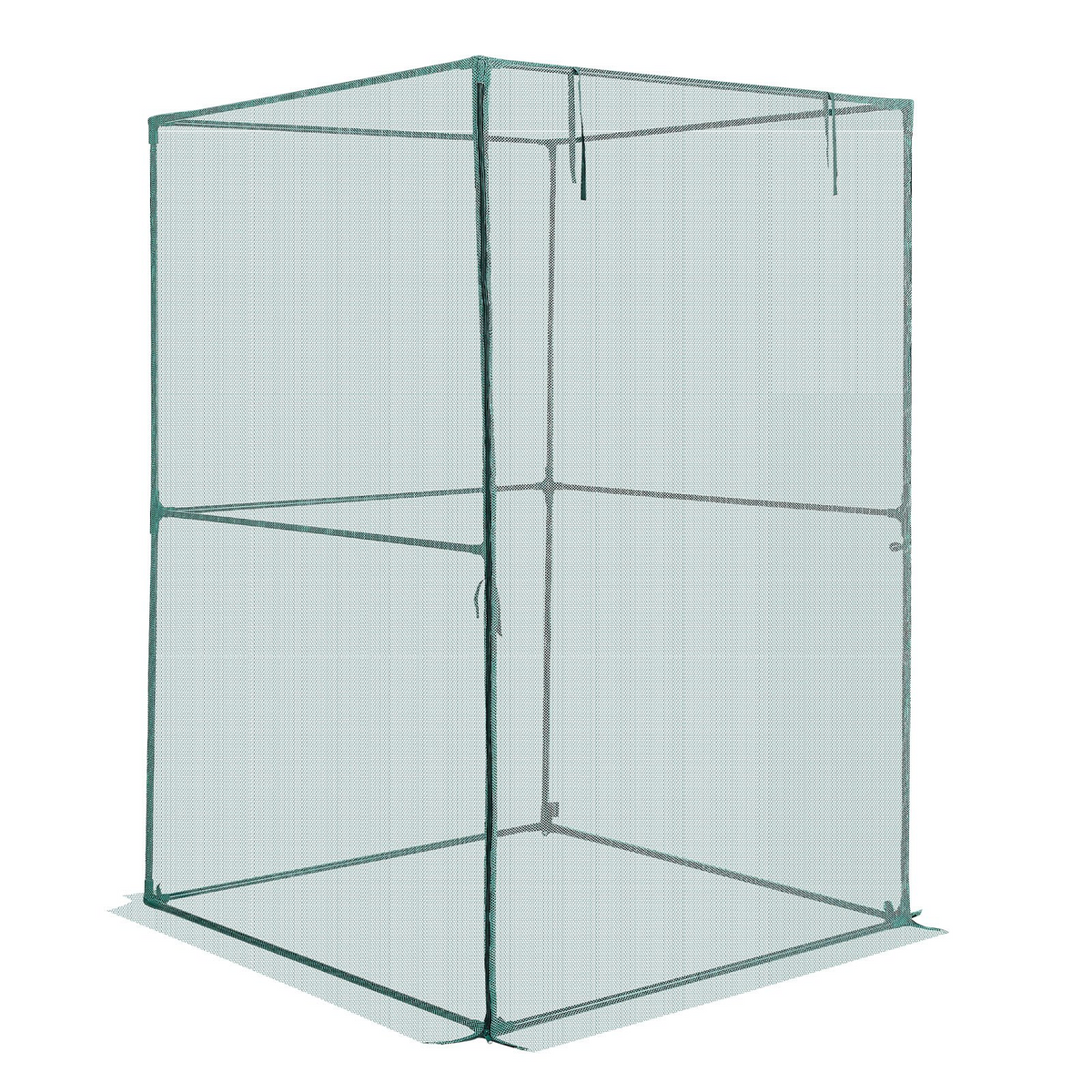 VEVOR Crop Cage 3.9 x 3.9 x 5.9 ft Plant Protection Tent with Zippered Door - view 10