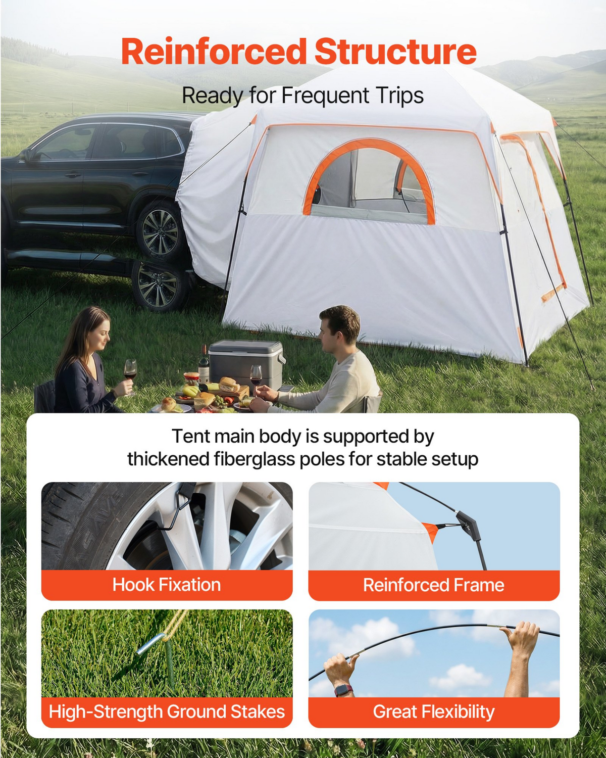 VEVOR Large SUV Tent for 6 Person - view 2