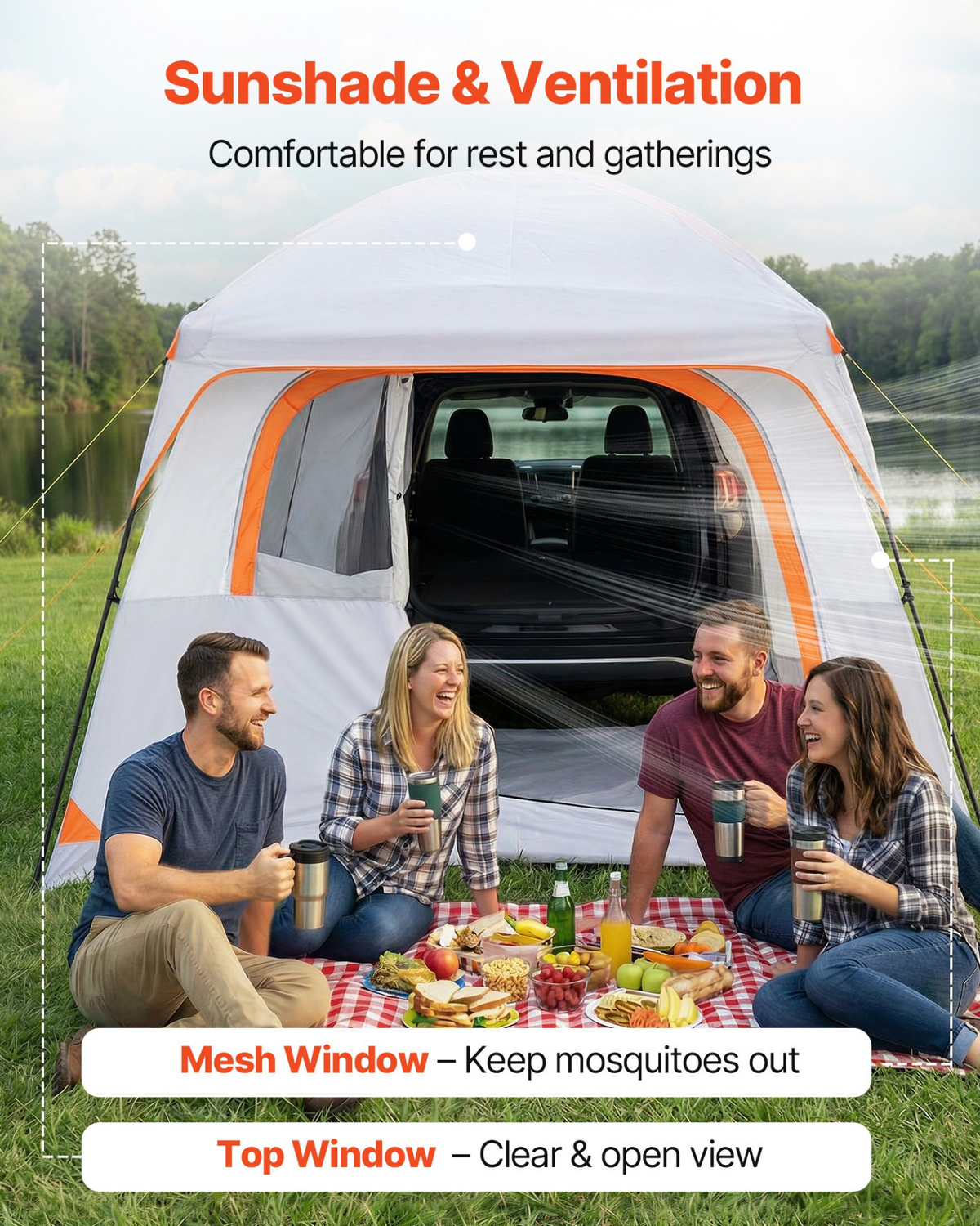 VEVOR Large SUV Tent for 6 Person - view 3