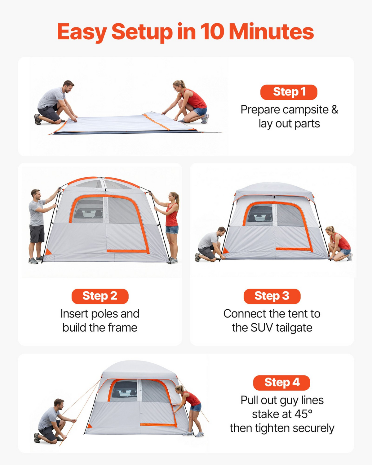 VEVOR Large SUV Tent for 6 Person - view 5