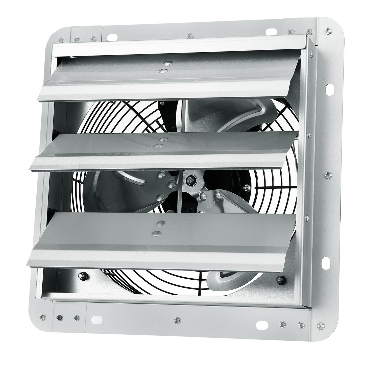 VEVOR 10'' Shutter Exhaust Fan, High-speed 820 CFM, Aluminum Wall Mount Attic Fan with AC-motor, Ventilation and Cooling for Greenhouses, Garages, Sheds, Shops, FCC