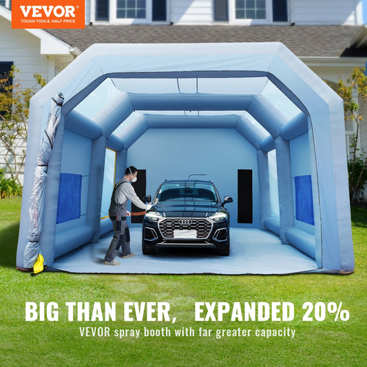 VEVOR Inflatable Paint Booth 33x20x13ft Inflatable Spray Booth