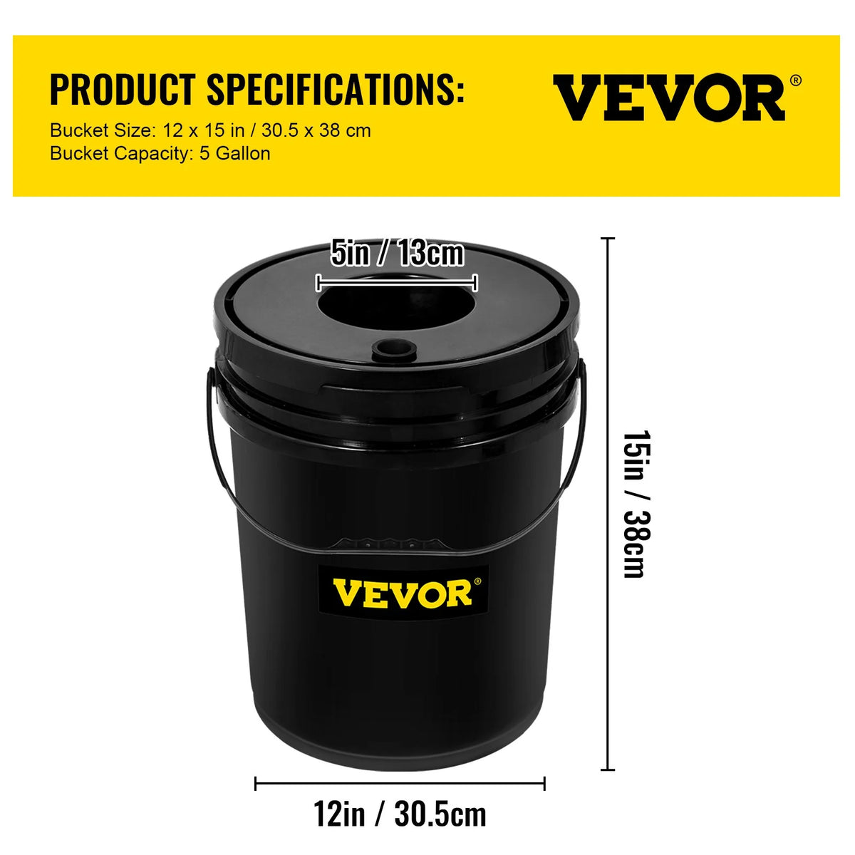 VEVOR DWC Hydroponic System, 5 Gallon 8 Buckets, Deep Water Culture Growing Bucket, Hydroponics Grow Kit with - view 6