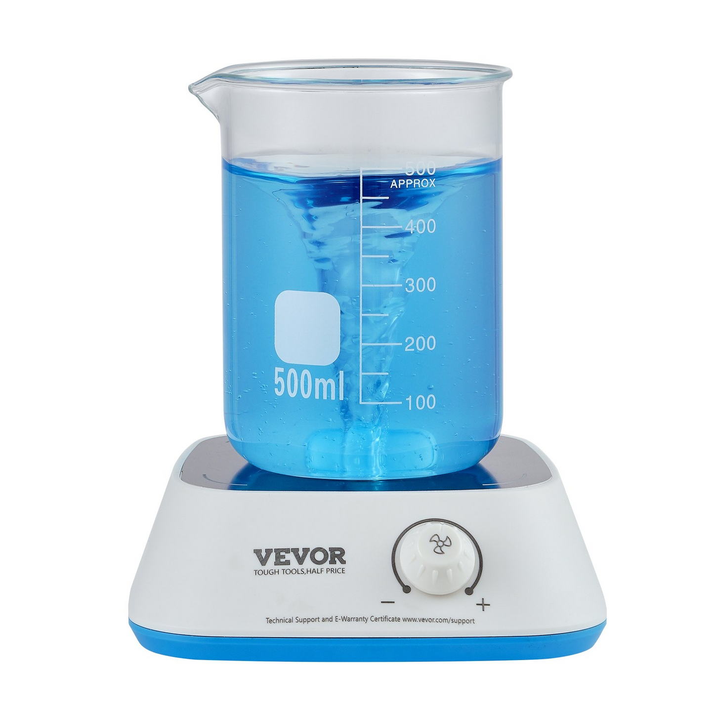 VEVOR Magnetic Stirrer, 0-2000 RPM Stir Plate with Adjustable Speed Knob, 3000mL Plate Stirrer Kit, Stir Bar Included