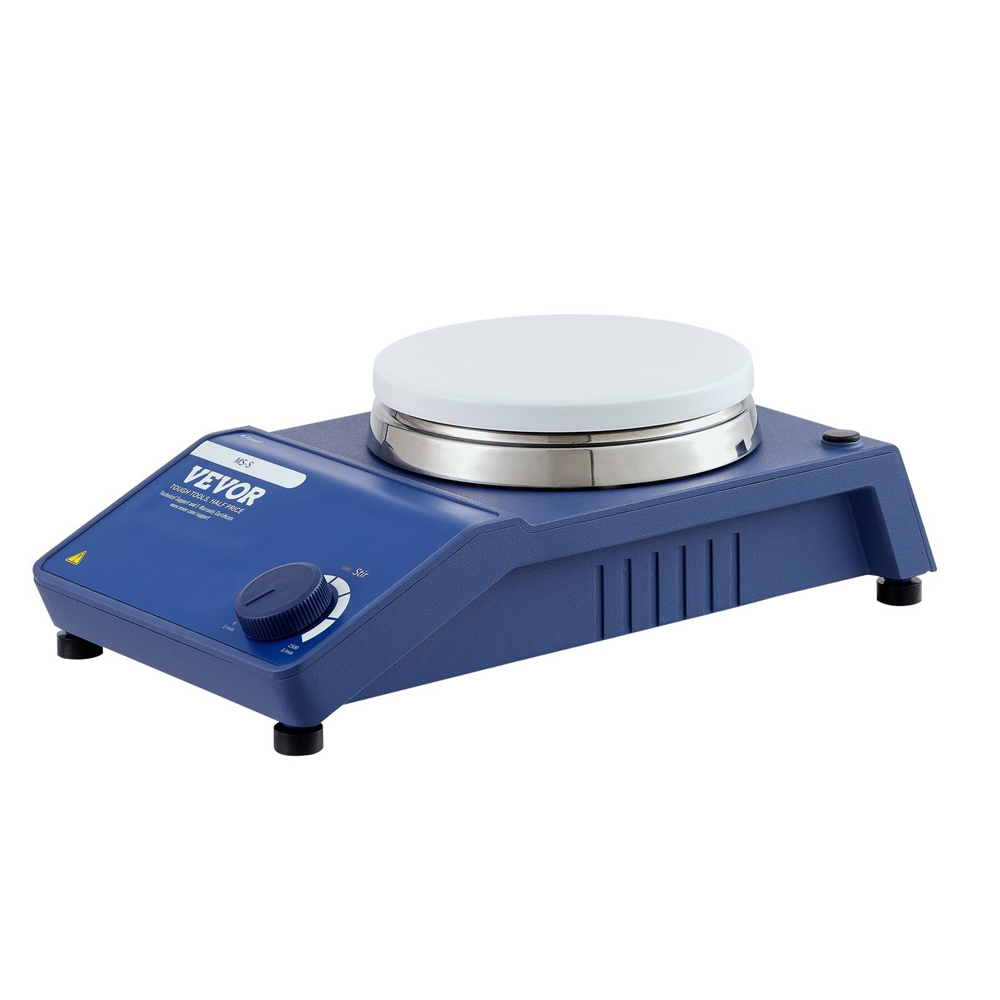 VEVOR Magnetic Stirrer, 0-1500 RPM Stir Plate with Adjustable Speed Knob, 20L Plate Stirrer Kit, Stir Bar Included