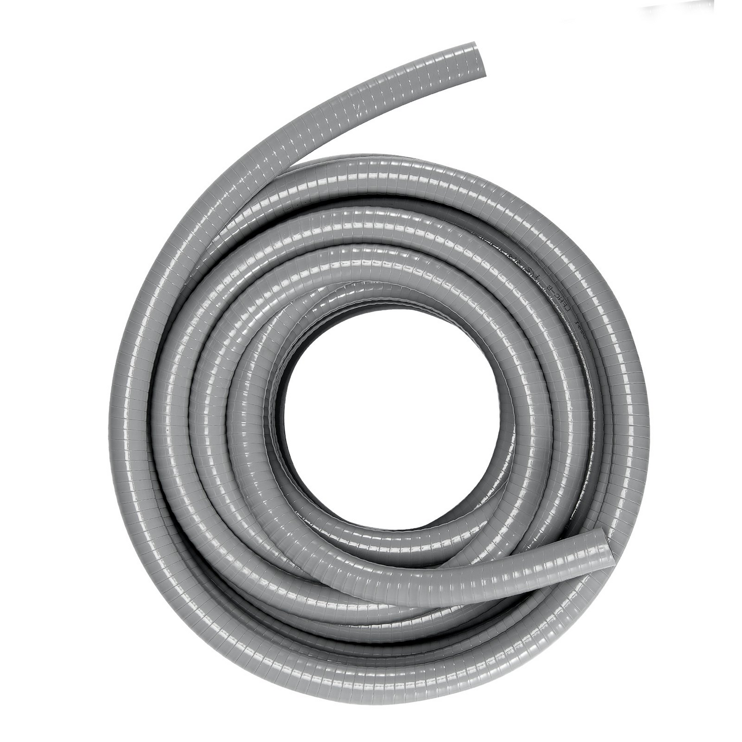 VEVOR 1/2-Inch Flexible Electrical Conduit, 100 ft, PVC Liquid-Tight Conduit Non-Metallic with 5 Straight and 5 90-Degree Conduit Connector Fittings, for Air Conditioning Motor Controller Pump, IP65