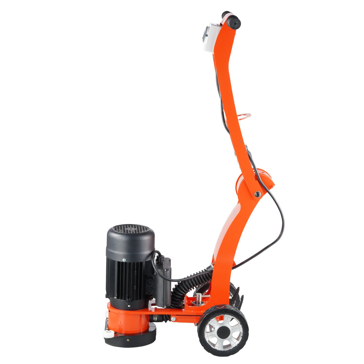 VEVOR Electric Concrete Floor Grinder 7" Walk-Behind Grinder 1.7HP Concrete Floor Polisher, 1300W Grinding Machine, 1720RPM Upgrade Brushless Motor Surfacing Grinder for Granite/Marble/Stones