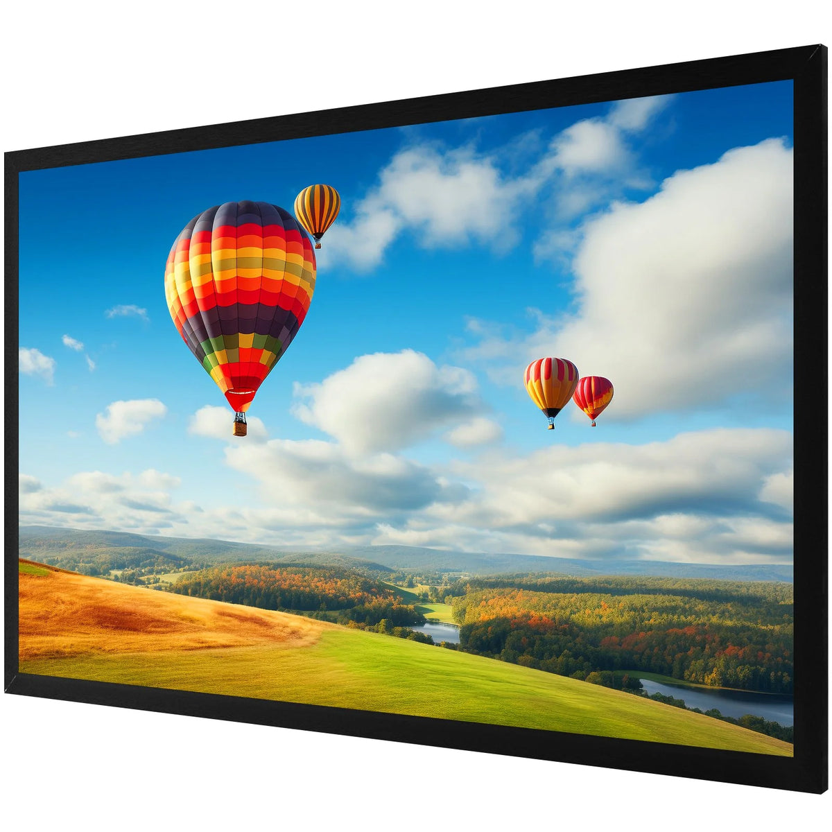 VEVOR Projector Screen Fixed Frame 130inch Diagonal 16:9 Movie Projector Screen 4K HD with Aluminum Frame - view 10