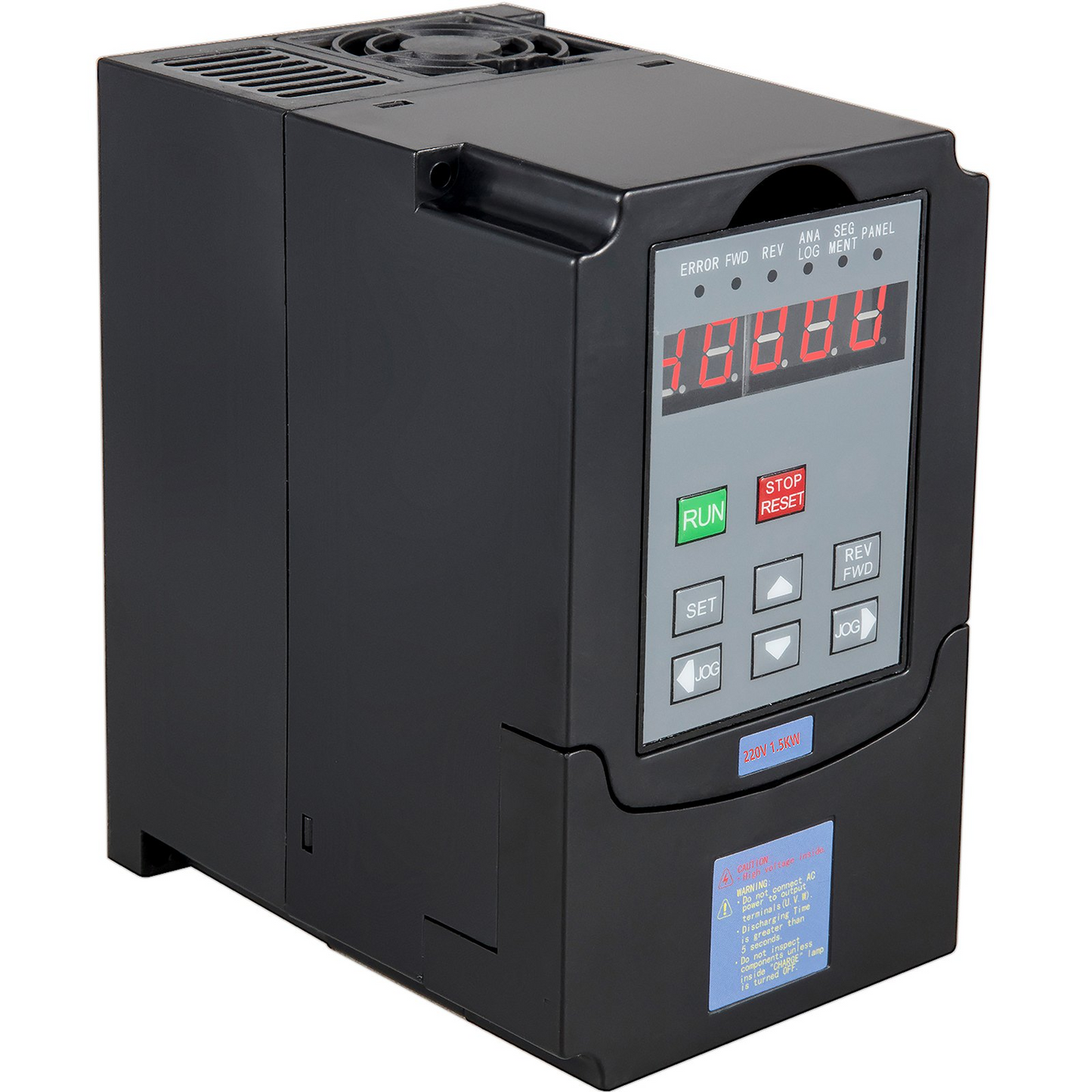 VEVOR Control CNC VFD 220V 5.5 KW 7HP Variable Frequency Drive 36A CNC Motor Drive Controller Inverter Converter 400 Hz 1 or 3 Phase Input 3 Phase Output for Spindle Motor Speed Control