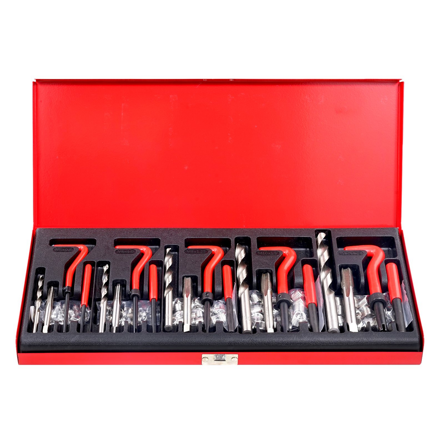 VEVOR 166 PCS Helicoil Thread Repair Kit Metric Rethread Tool M5 M6 M8 M10 M12