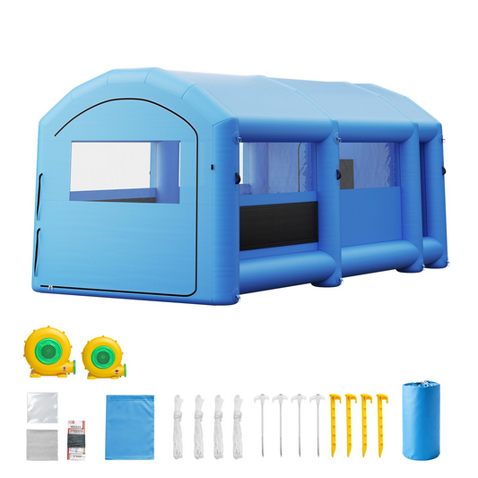 VEVOR Inflatable Paint Booth 20 x 10 x 8 ft - view 8