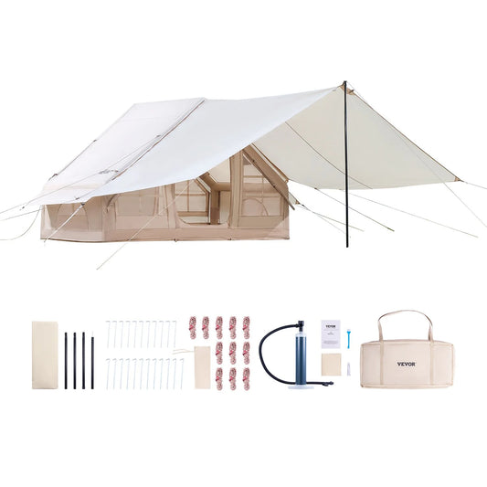 Inflatable Tent for Camping 3-5 Person Glamping Tent with Pump Canopy - view 1