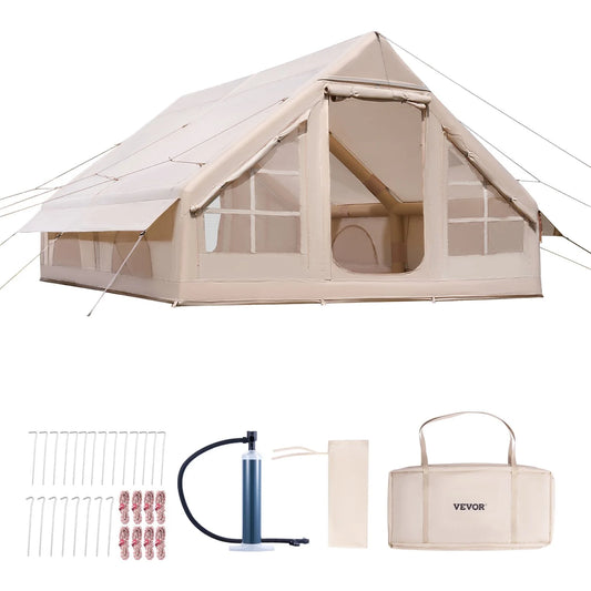 Inflatable Tent for Camping 5-8 Person Glamping Tent with Pump Easy Set up - view 1