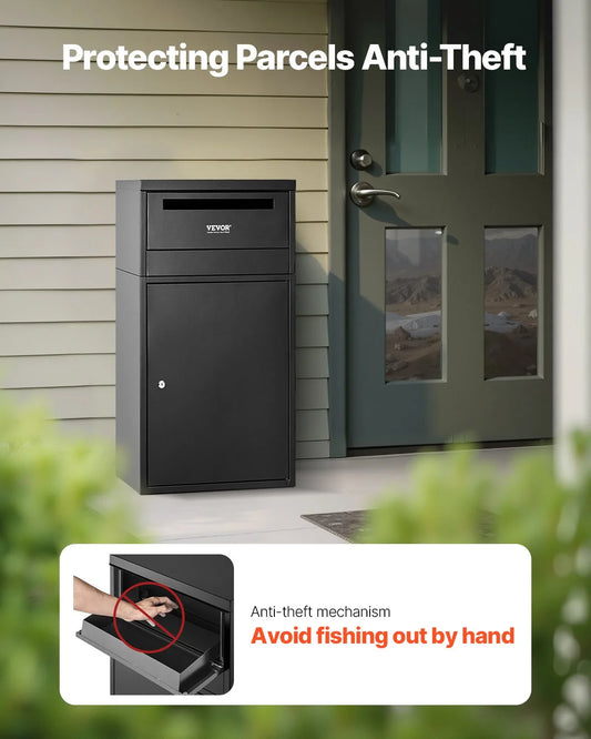 Package Delivery Boxes for Outside 35.8 in Anti-Theft Lockable Parcel Drop Box - view 1