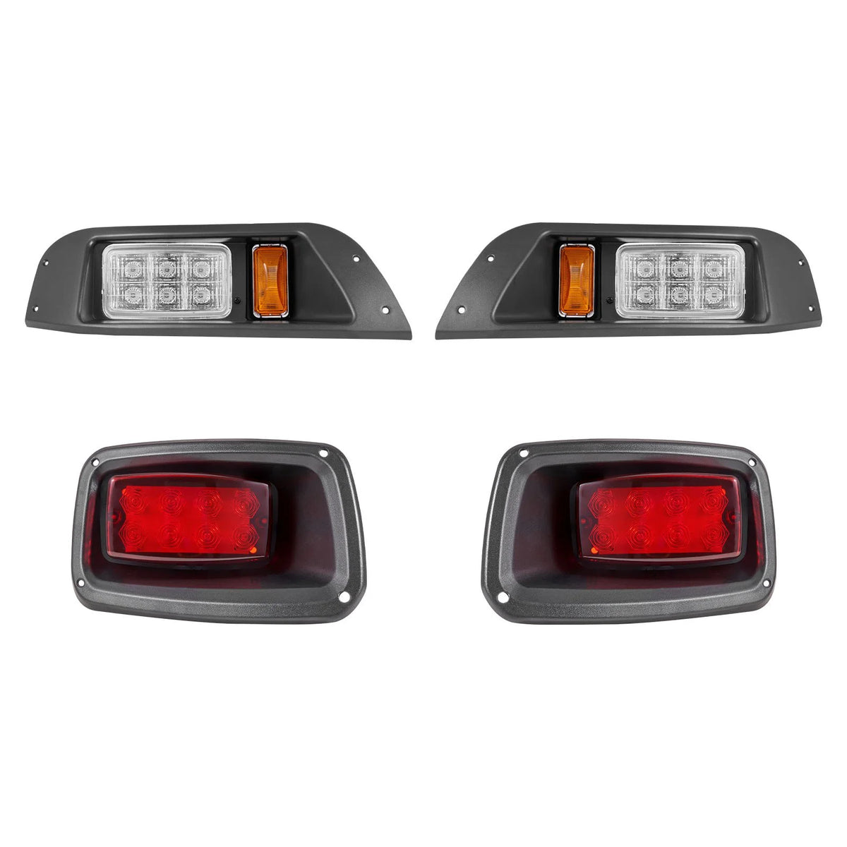 VEVOR Golf Cart Light Kit, 12V, LED Headlight and Taillight Kit with Wiring Harness, Switch, Zip Ties, ABS - view 8