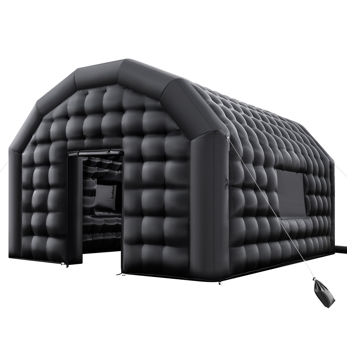 VEVOR Inflatable Nightclub 19.7 x 16.4 x 12 ft Inflatable Party Tent with 680W Blower & Sandbag - view 10