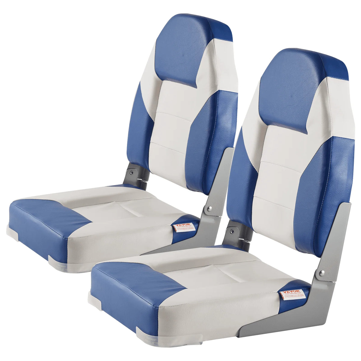 VEVOR Boat Seats, 21.85" High Back Boat Seat, Folding Boat Chair with Thickened Sponge Padding and Hinge - view 18
