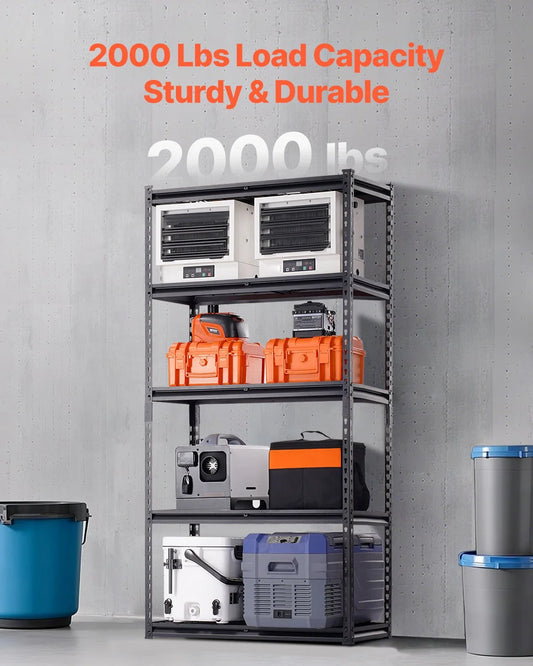 Storage Shelves 5 Tier Adjustable Heavy Duty Garage Shelving Units 2000 lbs - view 1
