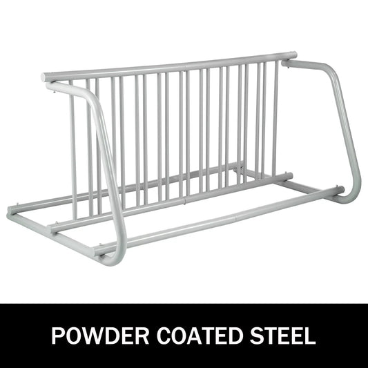 VEVOR 10 Holders Floor Bike Rack, 59" Length All-Steel Grid Bike Rack, 10-Bike Capacity Dual-Side - view 1