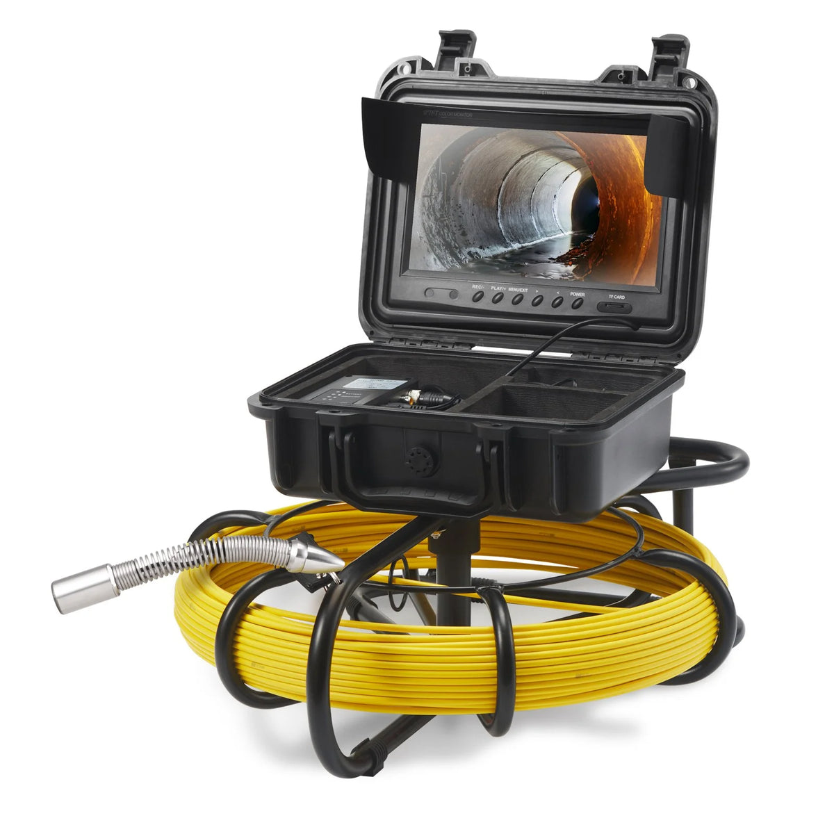 VEVOR Sewer Camera, 165 ft/50 m, 9" Screen Pipeline Inspection Camera with DVR Function, Waterproof - view 9