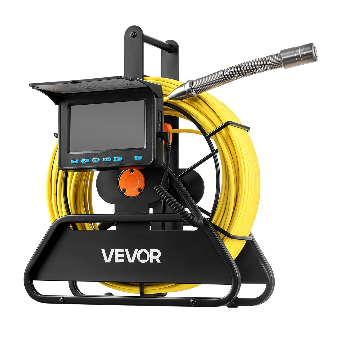 VEVOR Sewer Camera, 98 ft/30m, Self-Leveling Drain Inspection Camera with 4.3" 1080P HD Screen, - view 10