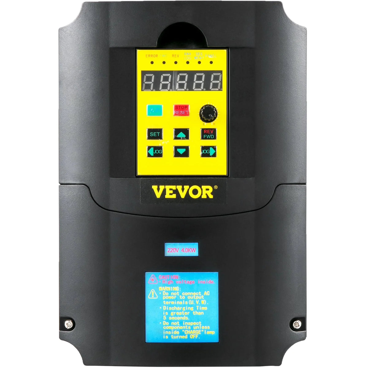 VEVOR Variable Frequency Drive, AC 220V Input 4KW Variable Frequency CNC Drive Inverter Converter, - view 10