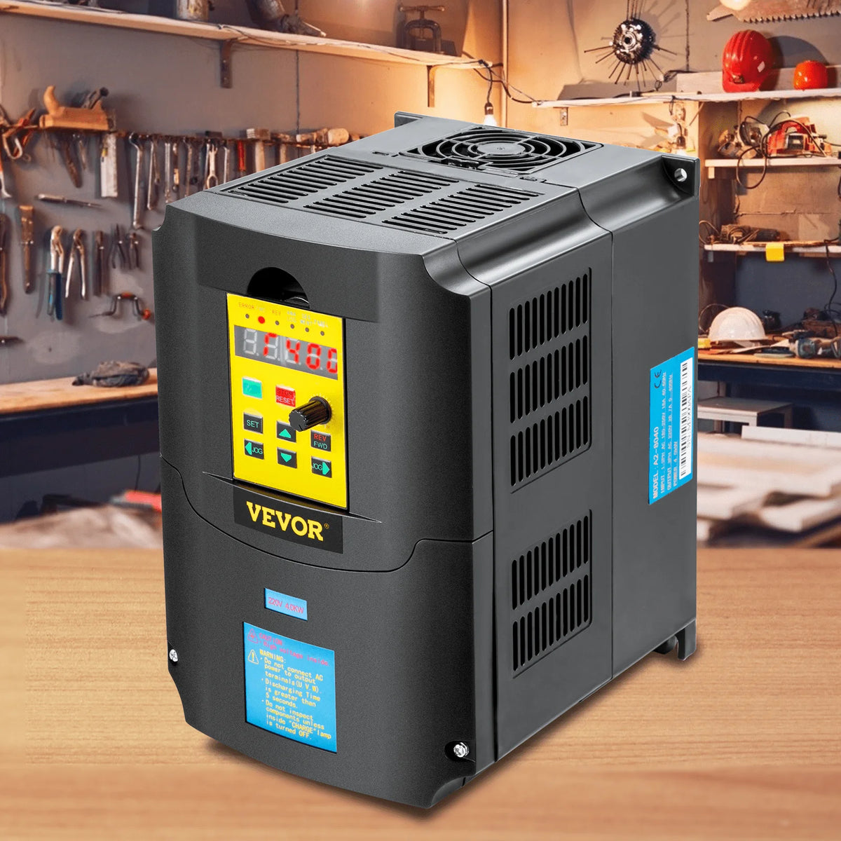 VEVOR Variable Frequency Drive, AC 220V Input 4KW Variable Frequency CNC Drive Inverter Converter, - view 7