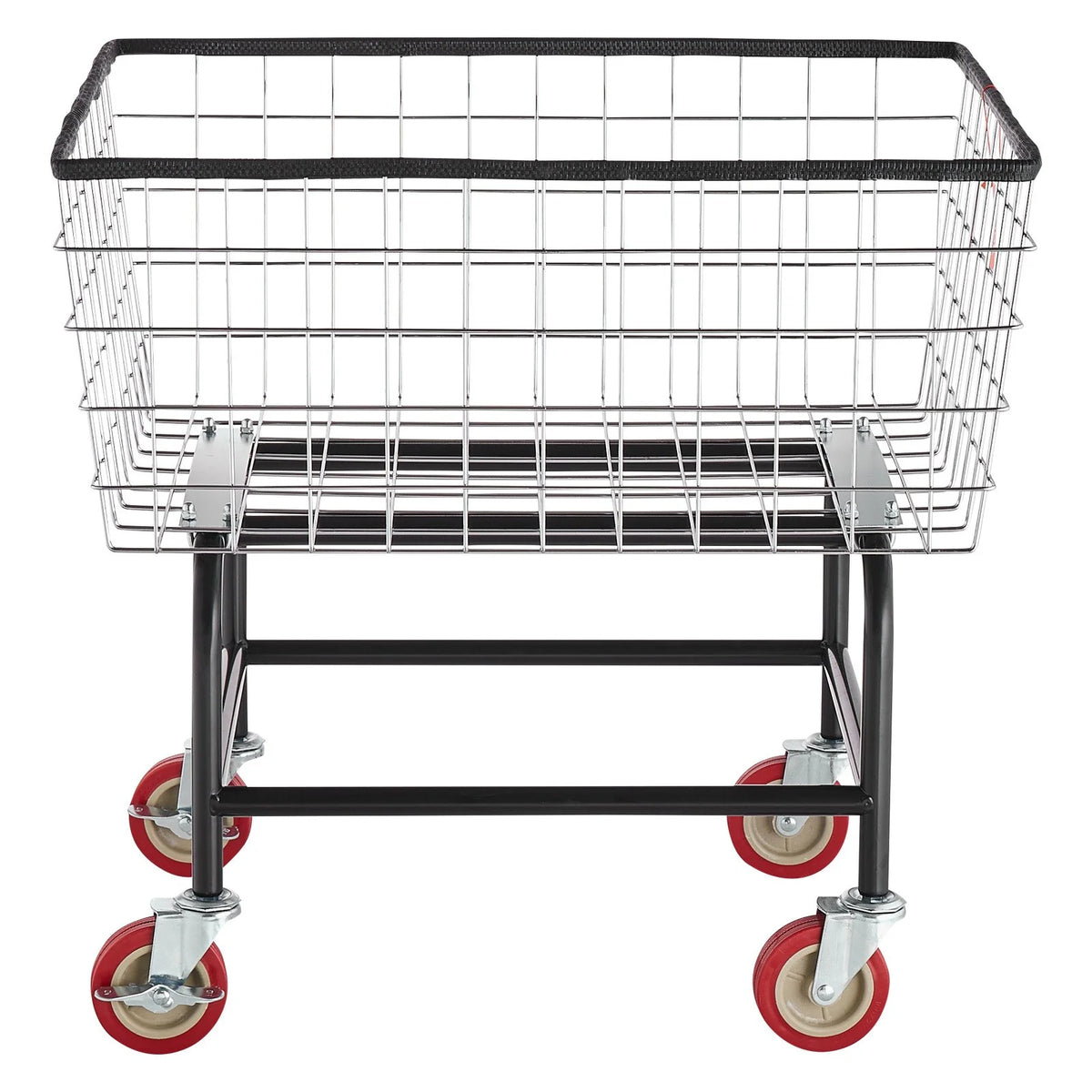 VEVOR Wire Laundry Cart, 2.8Bushel Wire Laundry Basket with Wheels, 26.7''x21.7''x26.4'' Commercial - view 13