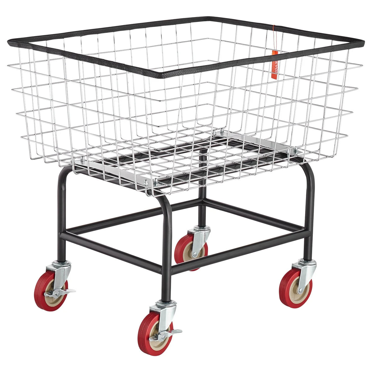 VEVOR Wire Laundry Cart, 2.8Bushel Wire Laundry Basket with Wheels, 26.7''x21.7''x26.4'' Commercial - view 14