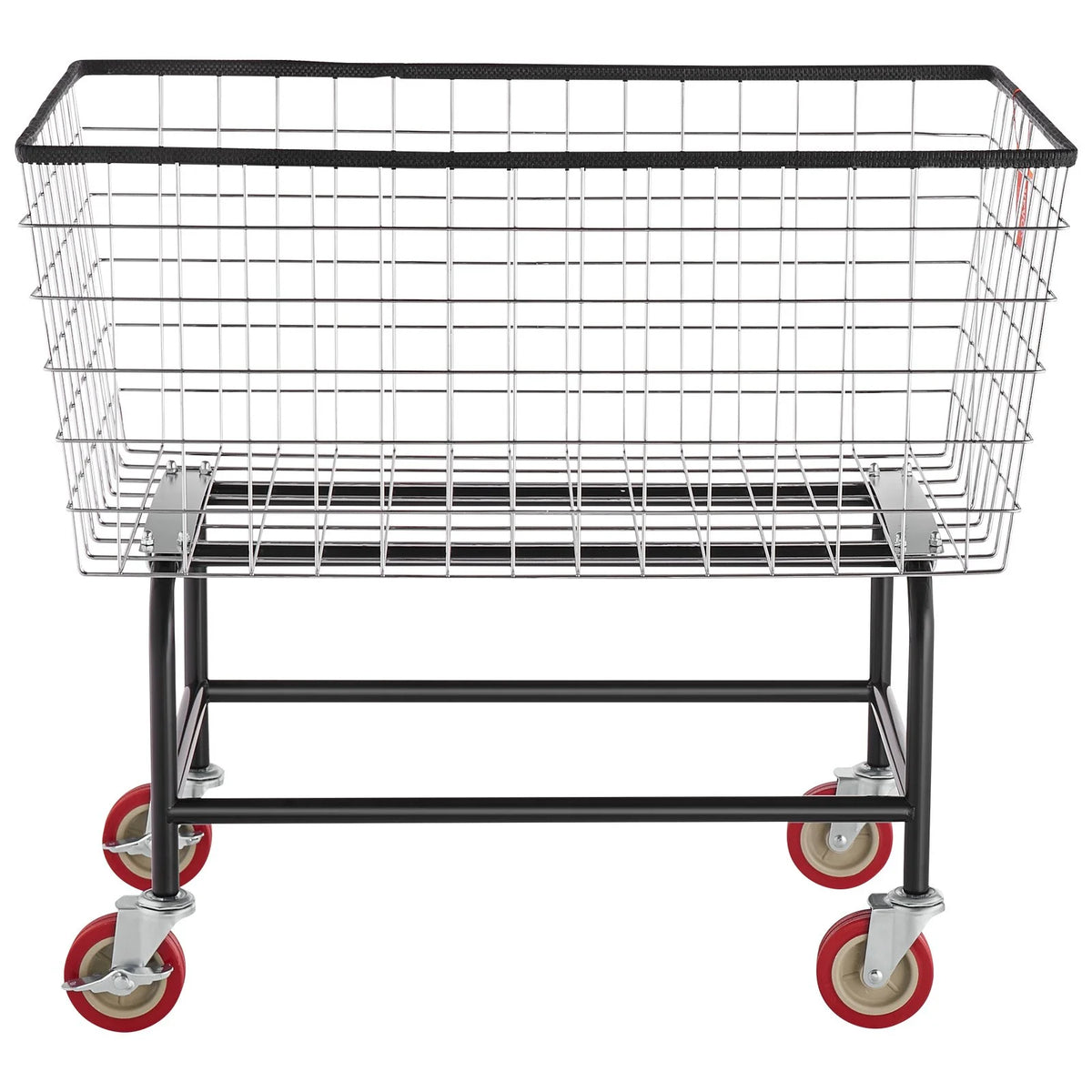 VEVOR Wire Laundry Cart, 4.5 Bushel Wire Laundry Basket with Wheels, 35''x15.7''x22'' Commercial - view 13