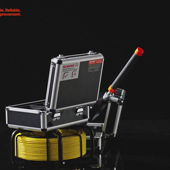 VEVOR Sewer Camera with 512Hz Locator, 98 ft/30 m, Self-Leveling Drain Inspection Camera with  9" - view 2