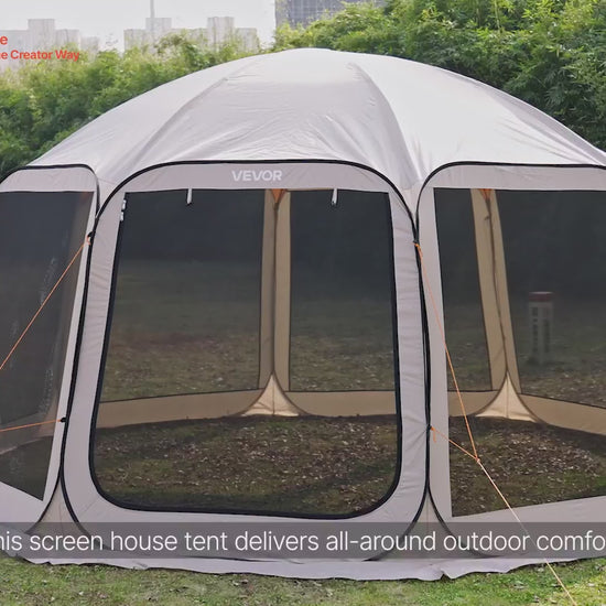 VEVOR Screen House Tent 10 x 9.2 ft - view 2