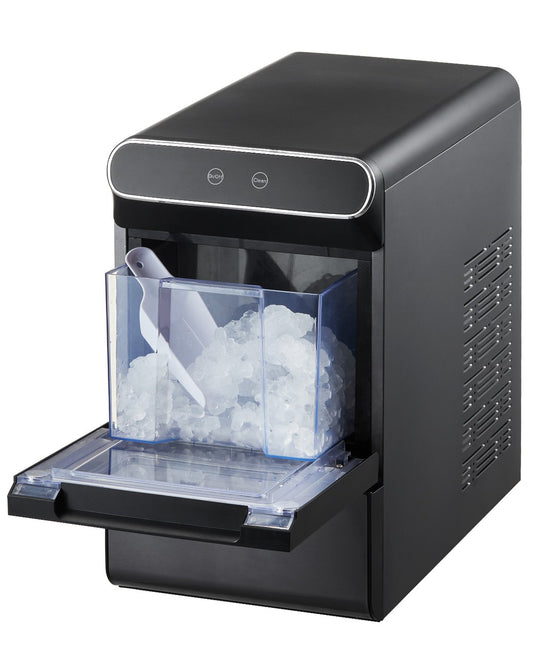 Countertop Nugget Ice Maker 37Lbs/24H Self-Cleaning with Scoop Basket Home Bar