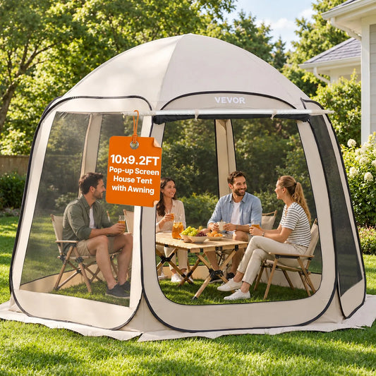 VEVOR Screen House Tent 10 x 9.2 ft