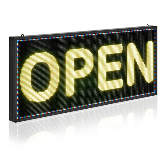 40x18 in Programmable LED Sign Digital Scrolling Display Board P6 Full-color