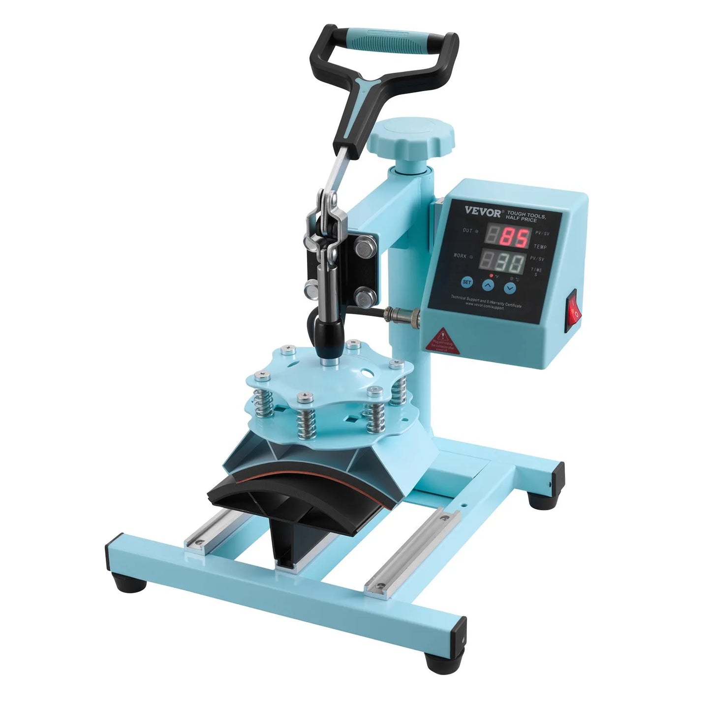 12x15 Heat Press Machine w/ Hat Press, Swing Away Digital T-Shirt Transfer Press